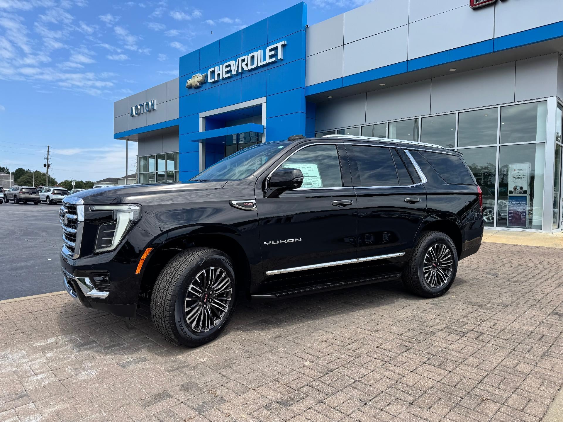 2026 GMC Yukon Elevation in Onyx Black — front three-quarter view