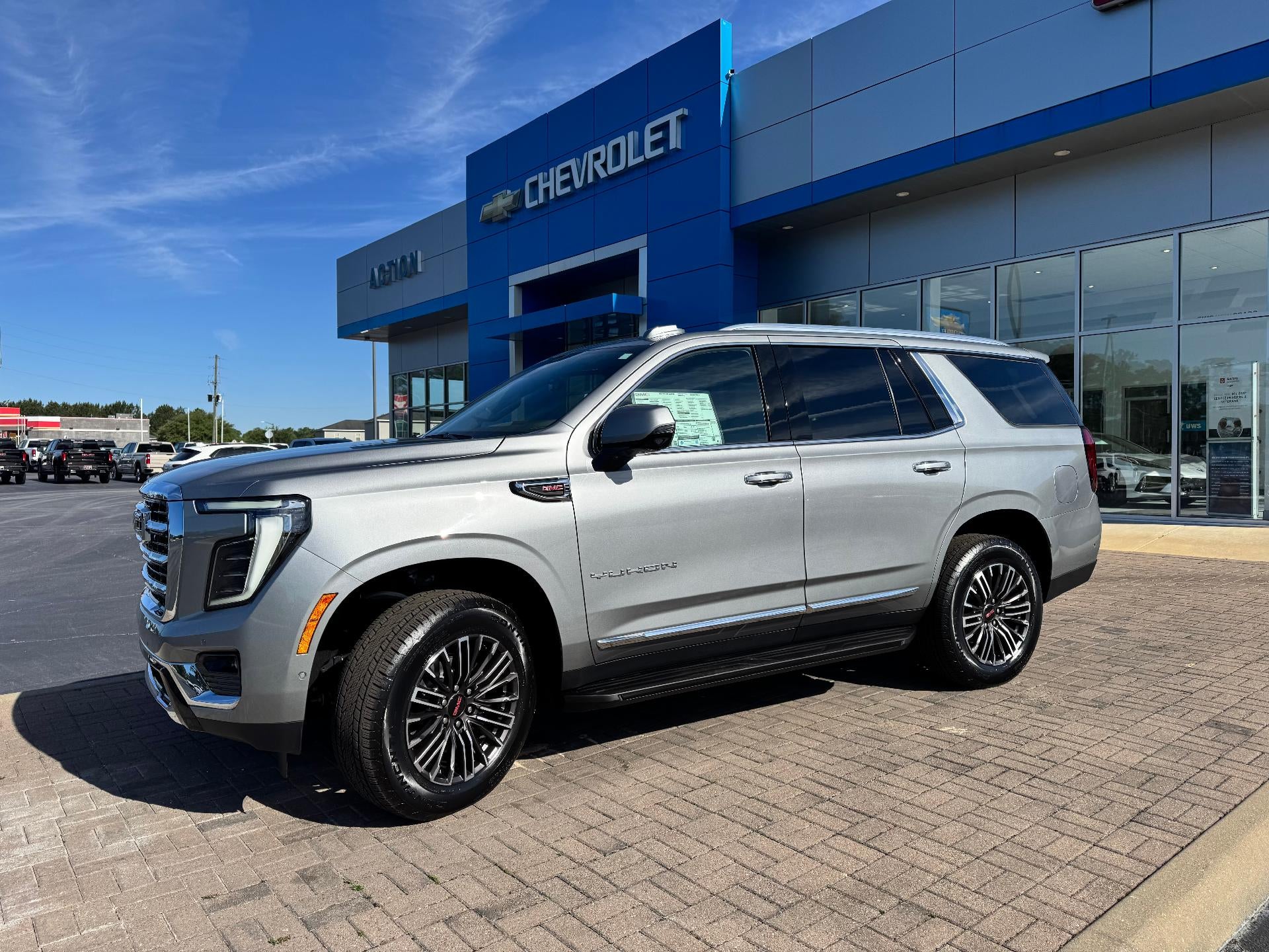 2026 GMC Yukon Elevation in Sterling Metallic — front three-quarter view